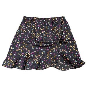 KARINA GRIMALDI WOMENS ARIEL‎ PRINT CONFETTI MINI SKIRT SIZE MED NEW